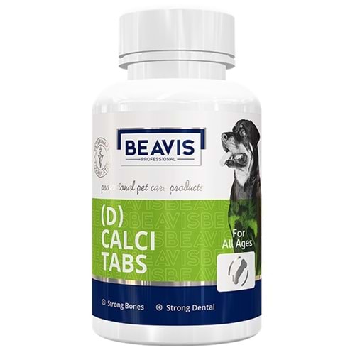 Beavis Dog (D) Calci Tabs Medium-Large Breed Köpek Kalsiyum Tableti (126 Gr)