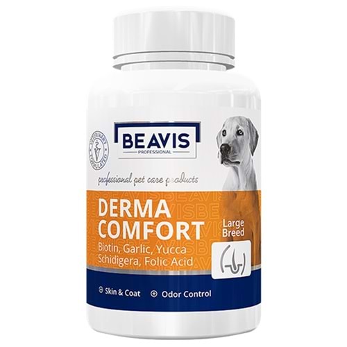 Beavis Dog Derma Comfort Large Breed Biotin Sarımsaklı Köpek Tableti (75 Gr)