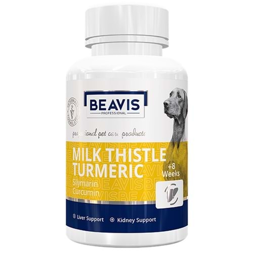 Beavis Dog Milk Thistle Turmeric Medium-Large Breed Böbrek - Karaciğer ve Bağışıklık Sistemi Destekli Tableti (135 Gr)