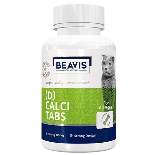 Beavis Cat (D) Calci Tabs D3 Kalsiyum Destekli Köpek Tableti (126 Gr)