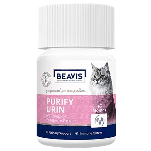 Beavis Cat Purify Unin C Complex İdrar Yolu Sağlığı Düzenleyici Kedi Tableti (12 Gr)
