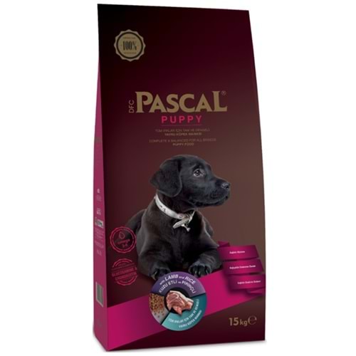 Pascal Puppy Lamb & Rice Kuzu Etli ve Pirinçli Yavru Köpek Maması 15 Kg