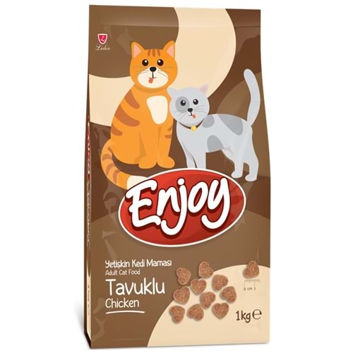 Enjoy Adult Chicken Tavuk Etli Yetişkin Kedi Maması 1 Kg