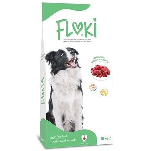Floki Adult Lamb & Rice Kuzu Etli Pirinçli Yetişkin Köpek Maması 15 Kg