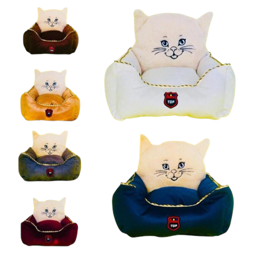 Allfi Pet Kedi Kafalı Kedi Köpek Yatağı 60x60 Cm