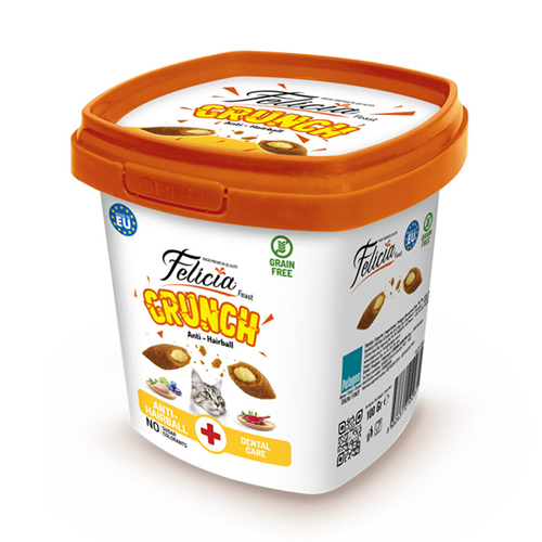Felicia Crunch Anti-Hairball Kedi Ödül Maması 100 Gr