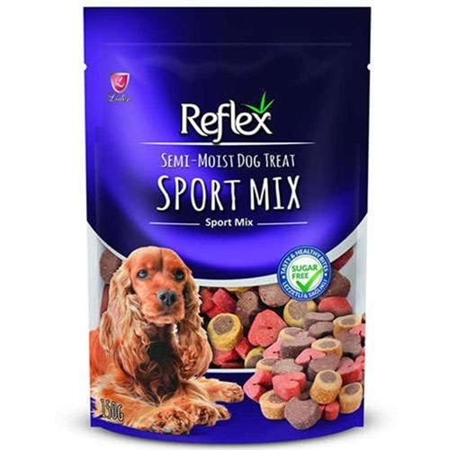 Reflex Semi-Moist Dog Treat Sport Mix Kuzu & Pirinç Küçük Irk Köpek Ödülü 150 Gr