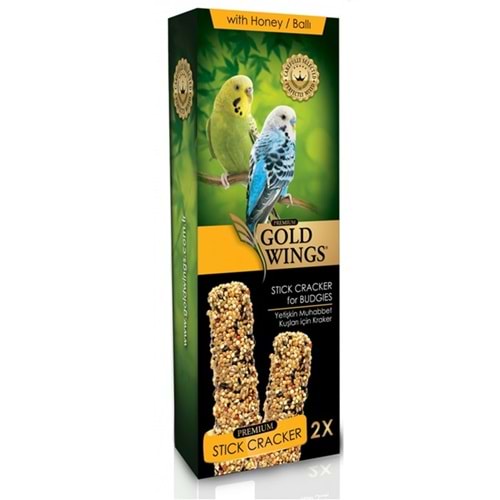 Gold Wings Premium 2'li Ballı Muhabbet Kuş Krakeri