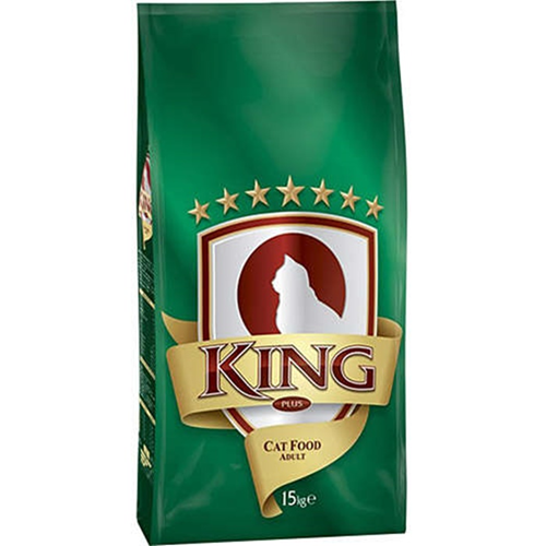 King Plus Adult Balıklı Kedi Maması (15 Kg)