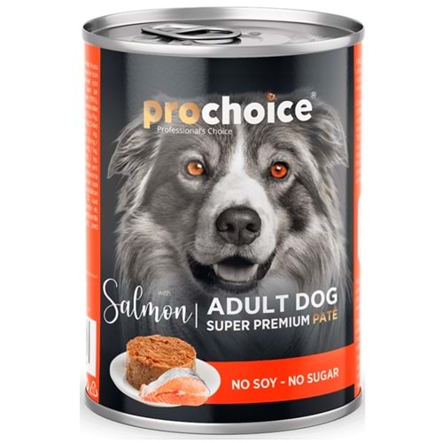 Prochoice Adult Tahılsız Somon Balıklı Pate Köpek Konservesi (400 Gr)