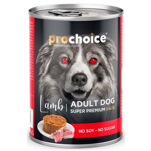 Prochoice Adult Tahılsız Kuzu Etli Pate Köpek Konservesi 400 Gr