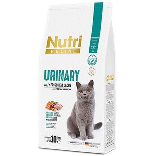 Nutri Feline Adult Urinary Mit Frischem Lachs With Fresh Salmon Taze Somonlu Tahılsız Yetişkin Kedi Maması 10 Kg