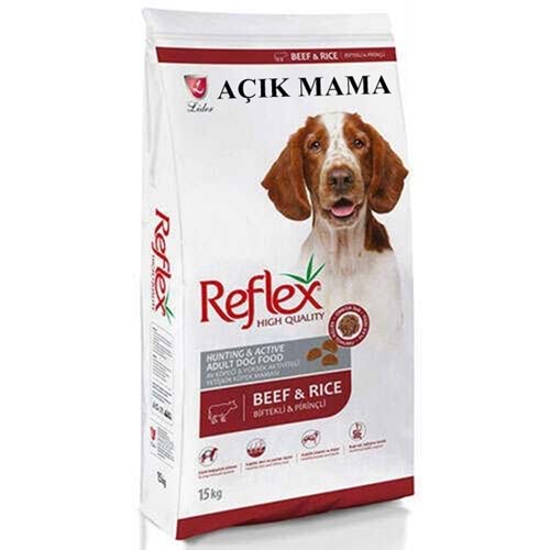 Reflex Adult Beef & Rice Biftekli ve Pirinçli Yetişkin Açık Köpek Maması 500 Gr