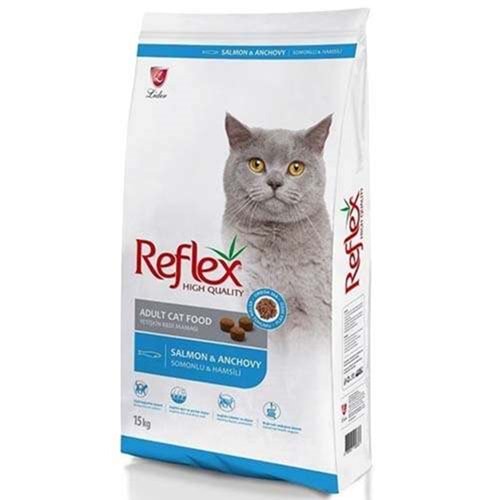 Reflex Adult Salmon & Anchovy Somonlu ve Hamsili Yetişkin Kedi Maması 15 Kg