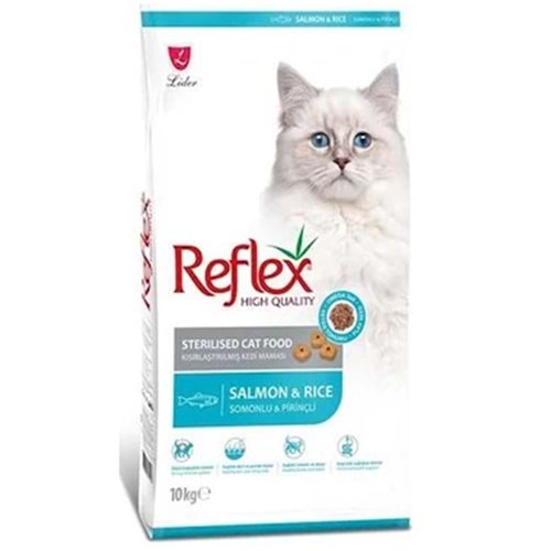 Reflex Sterilised Salmon & Rice Somonlu ve Pirinçli Kısırlaştırılmış Yetişkin Kedi Maması 10 Kg