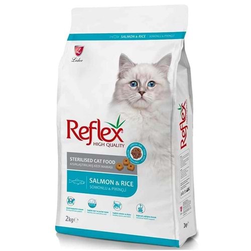 Reflex Sterilised Salmon & Rice Somonlu ve Pirinçli Kısırlaştırılmış Yetişkin Kedi Maması 2 Kg