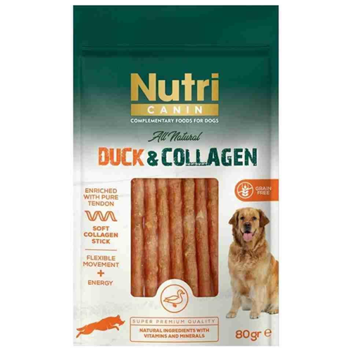 Nutri Canin Duck & Collagen Ördek Etli Kolajen Köpek Ödülü 80 Gr