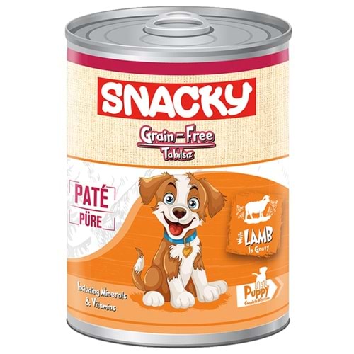 Snacky Puppy Pate With Lamb In Gravy Kuzu Etli Yavru Köpek Konservesi 400 Gr