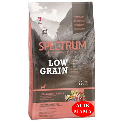 Spectrum Puppy Az Tahıllı M/S Kuzulu Yaban Mersinli Yavru Açık Köpek Maması 500 Gr
