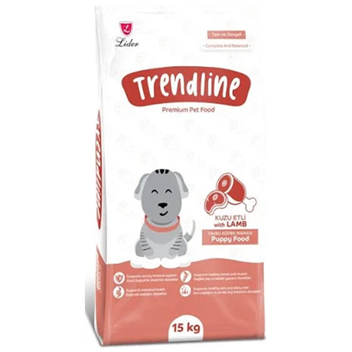 Trendline Puppy With Lamb & Rice Kuzu Etli ve Pirinçli Yavru Köpek Maması 15 Kg