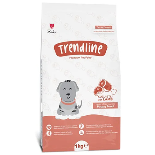Trendline Puppy With Lamb & Rice Kuzu Etli ve Pirinçli Yavru Köpek Maması 1 Kg