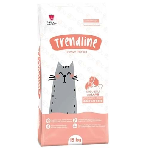 Trendline Adult With Lamb Kuzu Etli Yetişkin Kedi Maması 15 Kg