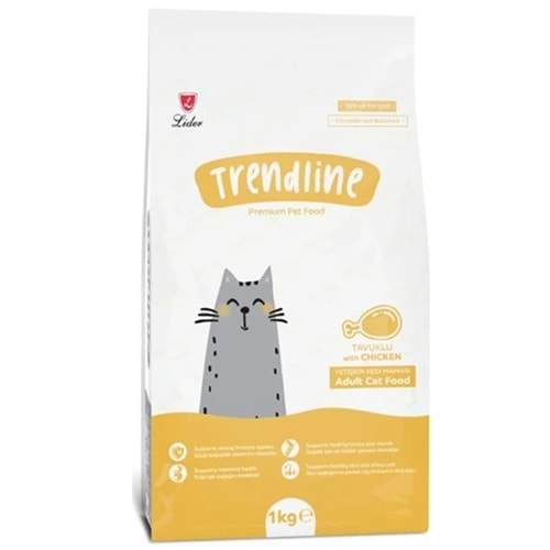 Trendline Adult With Chicken Tavuk Etli Yetişkin Kedi Maması 1 Kg