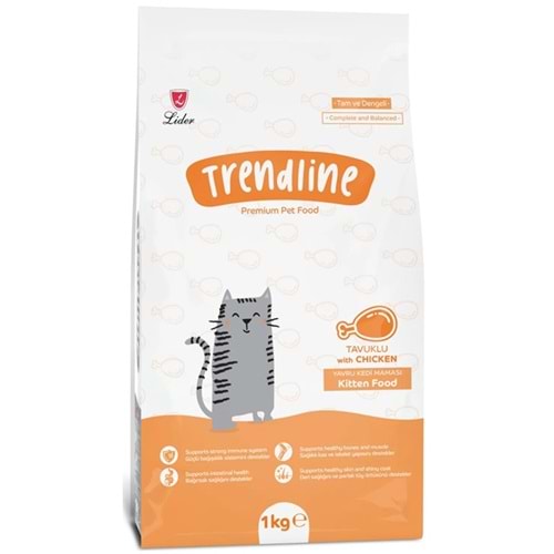 Trendline Kitten With Chicken Tavuk Etli Yavru Kedi Maması 1 Kg