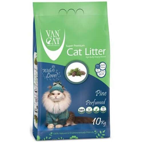 VanCat Çam Kokulu İnce Taneli Topaklanan Kedi Kumu 10 Kg - 10,8 Lt