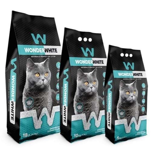 Wonder White Marsilya Sabun Kokulu İnce Taneli Topaklanan Kedi Kumu 10 Kg - 11,8 Lt