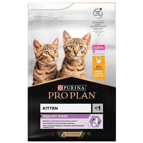 Pro Plan Kitten Healthy Start Chicken Tavuklu Yavru Kedi Maması (3 Kg)