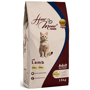 How Meow Adult Cat Food With Lamb Kuzu Etli Yetişkin Kedi Maması 15 Kg
