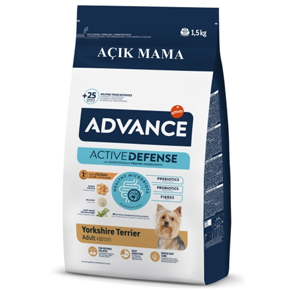 Advance Adult Yorkshire Terrier Tavuklu Yetişkin Açık Kedi Maması 1 Kg