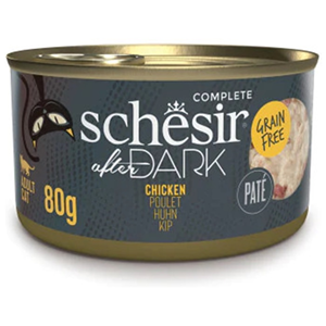 Schesir After Dark Velvet Pate Tavuk Etli Tahılsız Kıyılmış Kedi Konservesi 80 Gr