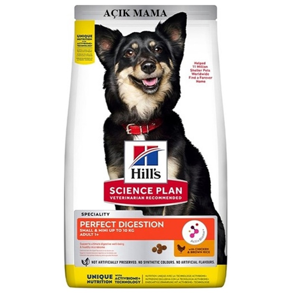 Hills Adult Perfect Digestion S-M Tavuklu ve Pirinçli Yetişkin Açık Köpek Maması 500 Gr